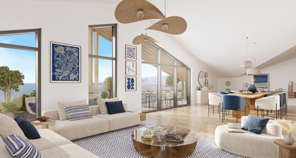 Villa sur le toit La Ciotat 163 m2 vue mer - 1 340 000