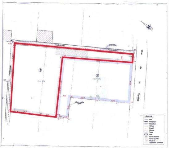 TERRAIN A BATIR 1056 m² à CROUY SUR COSSON