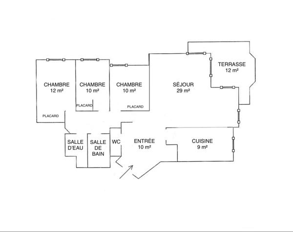 Appartement 4 pièces - 110 m² Bien prestige
