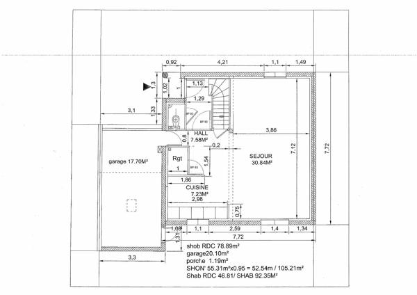 Maison · Location St Julien (21490) 5 pièces · 102m²