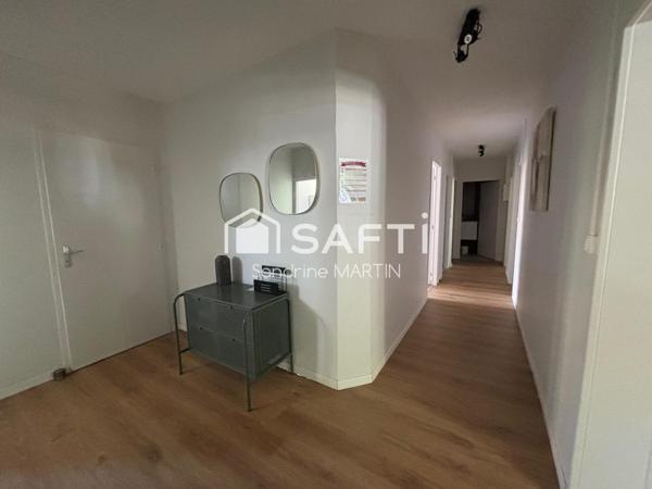 Appartement T5, 105m2, RDC surélevé, cave