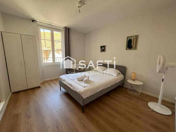 Appartement T5, 105m2, RDC surélevé, cave