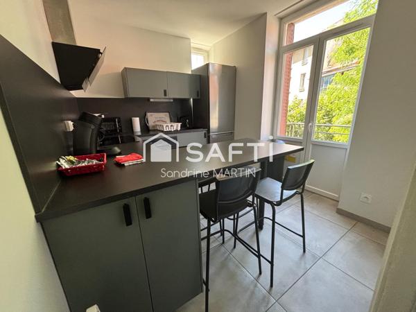 Appartement T5, 105m2, RDC surélevé, cave