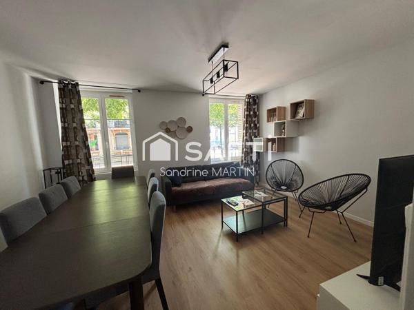 Appartement T5, 105m2, RDC surélevé, cave