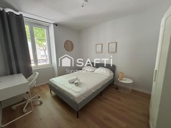 Appartement T5, 105m2, RDC surélevé, cave