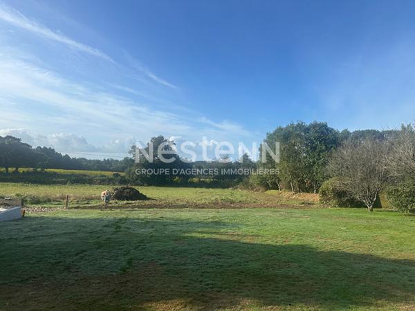 Terrain constructible a Questembert, 636 m2, proche centre, hors lotissement.