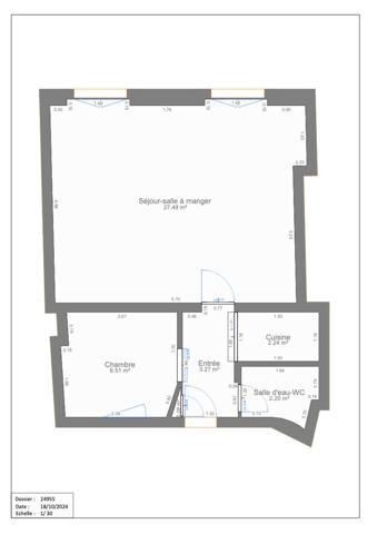 Rue Jacob - Saint-Germain-des-Prés | Élégant 2 pièces de 42 m² dans un immeuble du XVIe siècle Paris