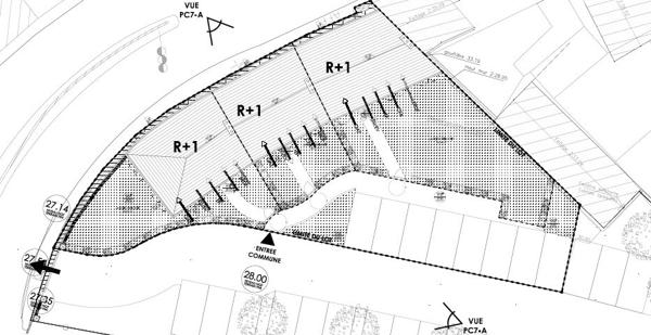 Terrain Pontoise Gare 648 m2