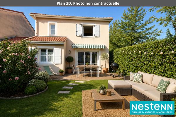 Maison T4 lumineuse secteur recherché des Calabres Fort potentiel 69330 MEYZIEU
