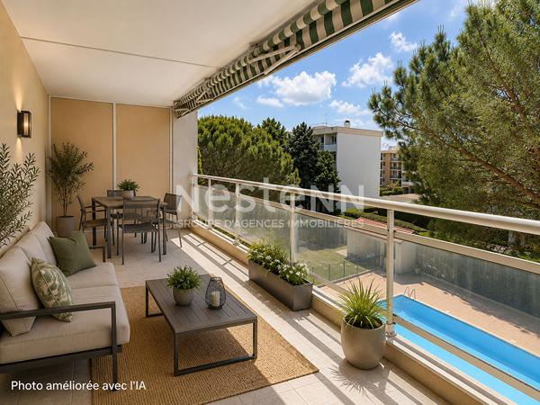 Grand Appartement T3 avec 2 chambres Traversant Terrasses Piscine - 69500 BRON