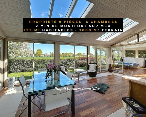 EN EXCLUSIVITE : Propriété rare à 2 minutes de Montfort sur Meu