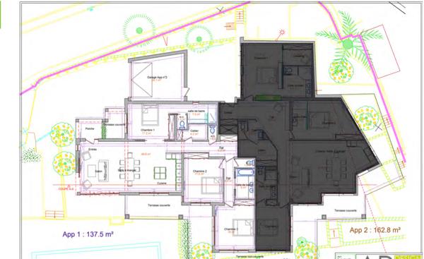 Appartement 4 pièces neuf vue mer piscine 137m2