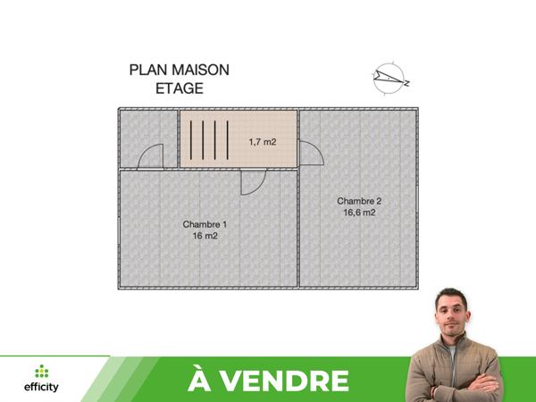 Maison 4 pièces - 70 m² Exclusivité efficity