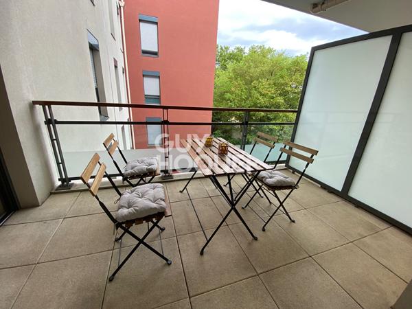 A louer T2 meublé de 45m² + Balcon + garage à Tassin La Demi Lune