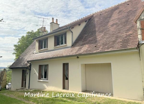 ORNE (61), à vendre SECTEUR VAL AU PERCHE - MAISON MITOYENNE DE CAMPAGNE P6 de 130 m² - Terrain de 1242 M²