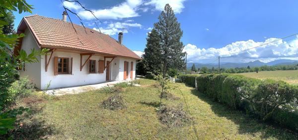 Plain pied sur 1200m² de terrain à Ceyzérieu