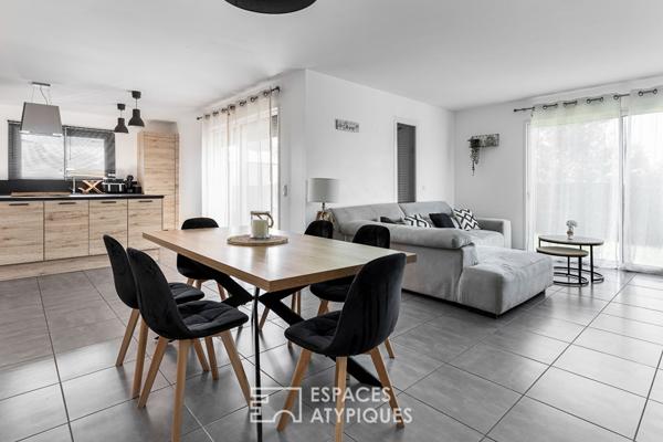 Maison contemporaine à Lavernose-Lacasse