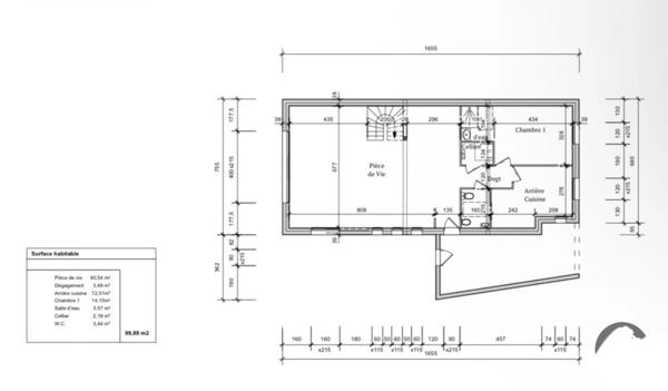 LA BAULE-QUARTIER GUEZY-MAISON 6P-DE 166M2-TERRAIN DE 700M2- GARAGE DE 24M2-PROCHE COMMERCES