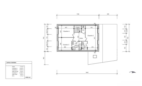 LA BAULE-QUARTIER GUEZY-MAISON 6P-DE 166M2-TERRAIN DE 700M2- GARAGE DE 24M2-PROCHE COMMERCES