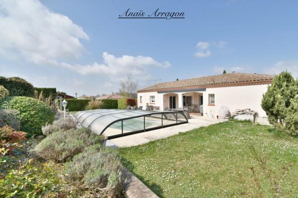 Maison à vendre de plain pied avec piscine 130m2