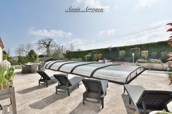 Maison à vendre de plain pied avec piscine 130m2