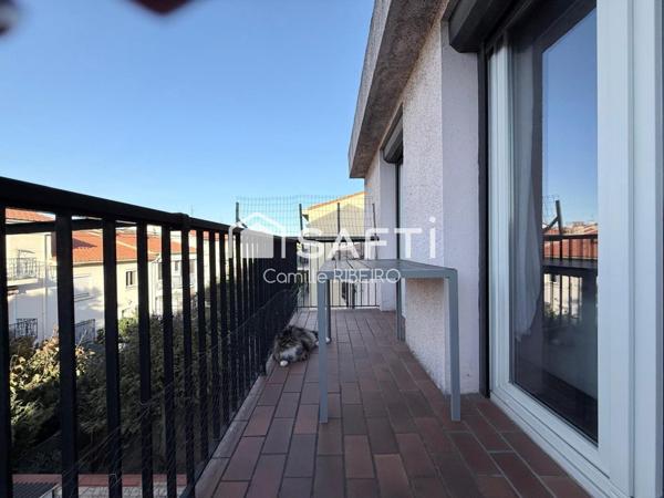 PERPIGNAN, APPARTEMENT T3 BIS DE 95 M2,GARAGE ET EXTERIEURS