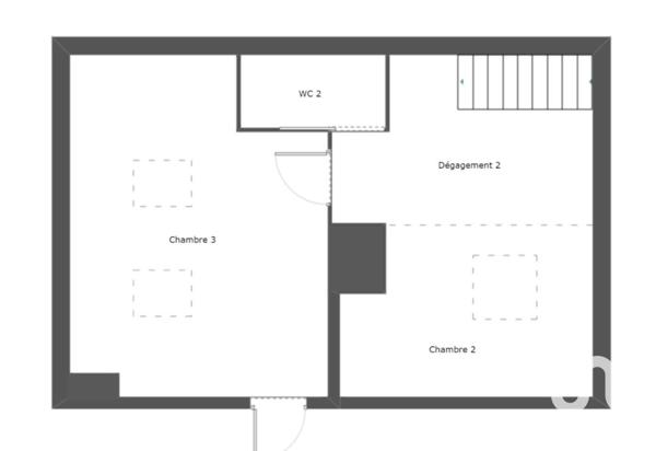 Duplex 4 pièces de 100 m² à Nantes (44100)