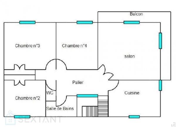 Maison traditionnelle 6 pièces avec jardin et garage