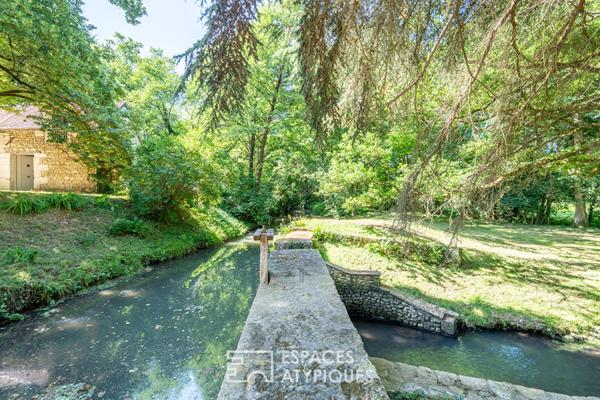 Ancien moulin d’exception au coeur d’un écrin de verdure
