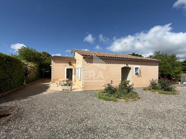 A VENDRE 83470 SAINT MAXIMIN LA SAINTE BAUME MAISON PLAIN PIED  TYPE 4 DE 120M² SUR  2040 M² DE JARDIN DEUX GARAGES PISCINE