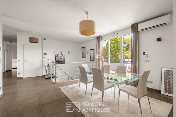 Toit-terrasse d’exception avec très grande terrasse et garage dans une résidence de standing