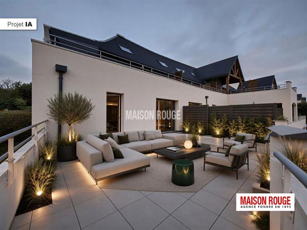 Appartement T3 lumineux avec grande terrasse sud, parking et box , Plouha
