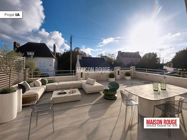 Appartement T3 lumineux avec grande terrasse sud, parking et box , Plouha