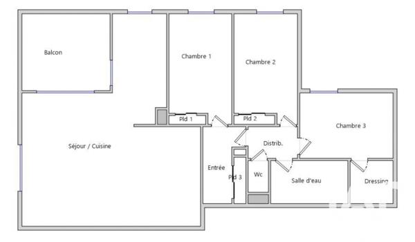 Appartement à vendre 4 pièces 95 m² Millery