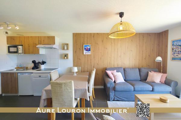 Loudenvielle (65510) APPARTEMENT 2 PIÈCES CABINE 37.62m² AVEC TERRASSE/CELLIER À LA STATION DE PEYRAGUDES
