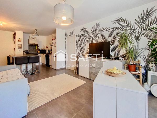 Appartement 2 pièces 48 m² en rez de jardin