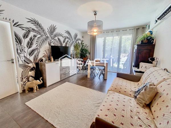 Appartement 2 pièces 48 m² en rez de jardin