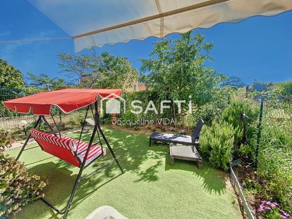 Appartement 2 pièces 48 m² en rez de jardin