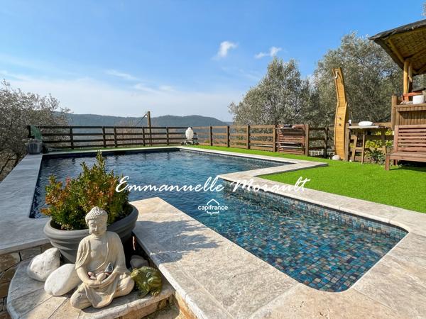 Villa avec piscine à BAGNOLS EN FORET (83)