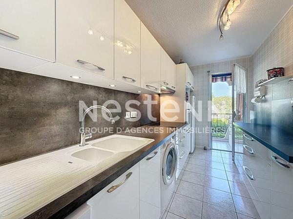 MANDELIEU : 3P A VENDRE  avec GRAND GARAGE 39 m2