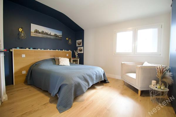 Maison de ville à vendre à AGEN de 115 m² - 5 pièces, 4 chambres- terrasse, balcon et garage double.