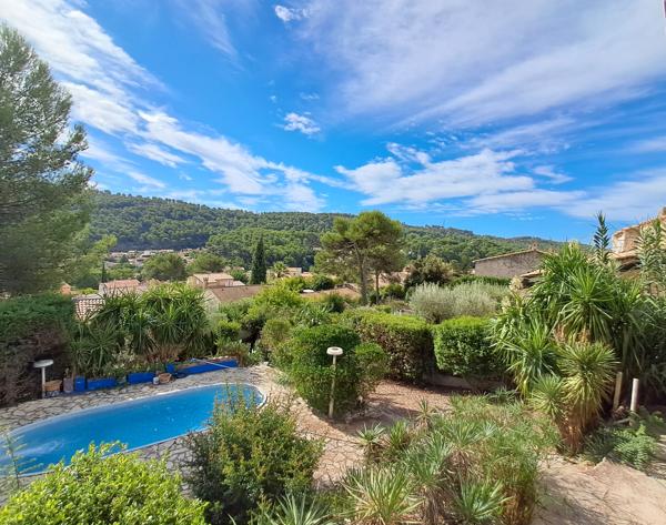 CARNOUX-EN-PROVENCE – GRANDE MAISON 201 M² – 3 LOGEMENTS – PISCINE – GRAND GARAGE – VUE DÉGAGÉE