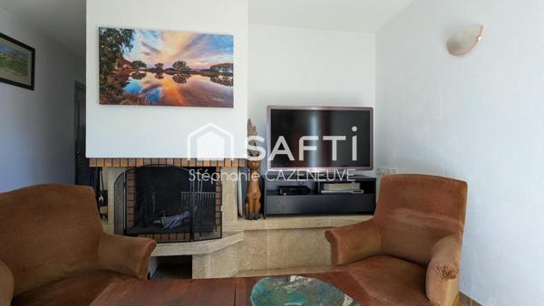 Plain-pied avec garage, terrain clos arboré - Proche rocade