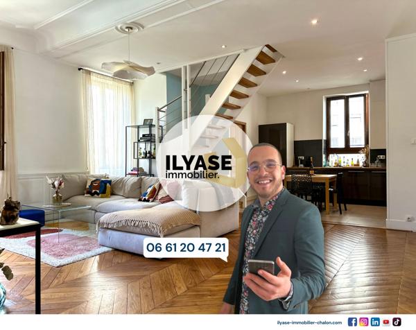 Chalon-sur-Saône (71100) Appartement T4 | 125 m² | Plein coeur de Chalon