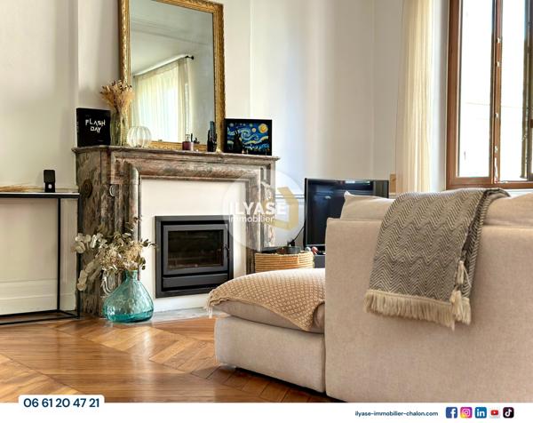 Chalon-sur-Saône (71100) Appartement T4 | 125 m² | Plein coeur de Chalon