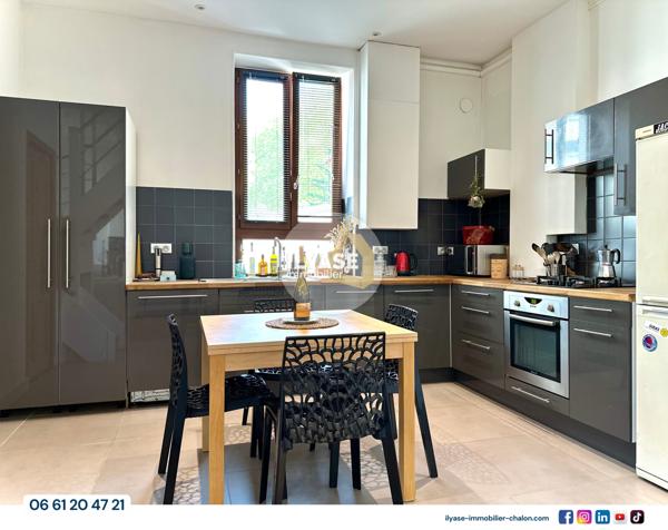 Chalon-sur-Saône (71100) Appartement T4 | 125 m² | Plein coeur de Chalon