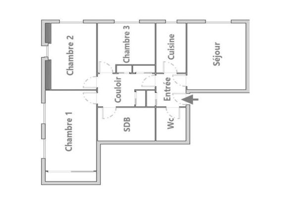 Appartement à VILLENEUVE LA GARENNE (92390)
