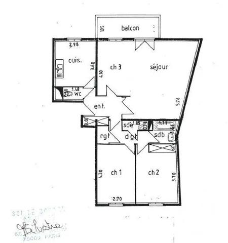 Appartement F4 à vendre  4 pièces - 80,87 m 2   MASSY  - 91