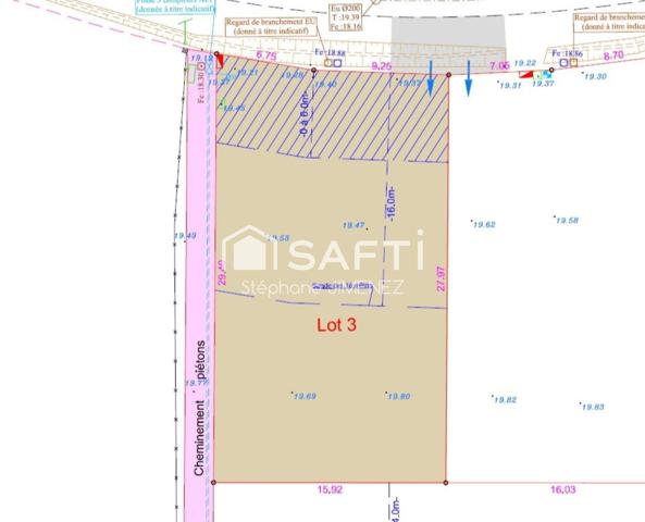 Terrain de 452 m² - LIBRE CONSTRUCTEUR