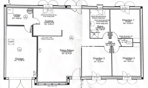 Maison 4 pièces - 88 m²